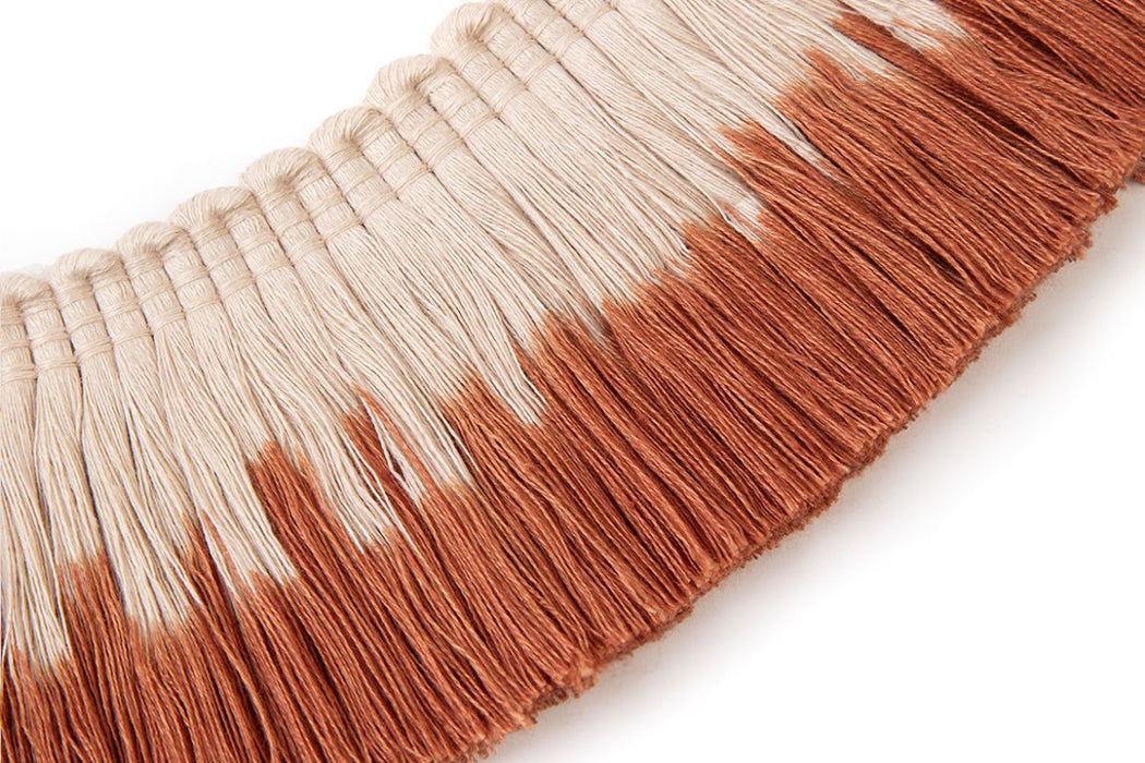 Christopher Farr Ombre Fringe Terracotta Trim