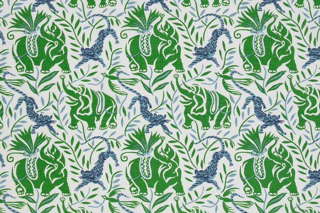 Christopher Farr La Jungle Indoor Printed Green Fabric