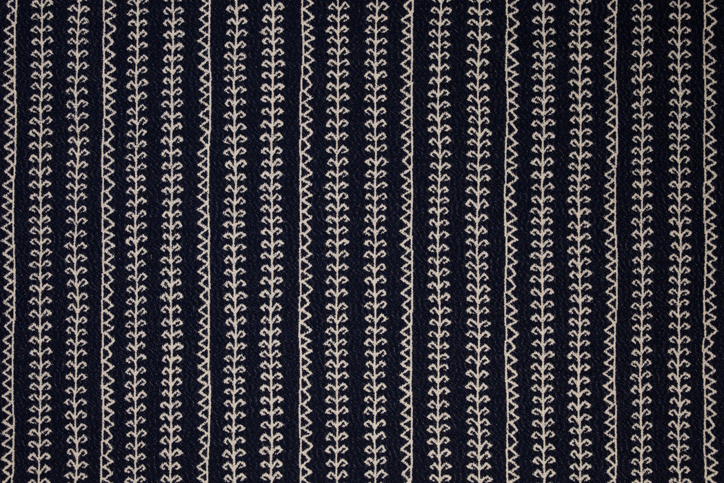 Christopher Farr Little Weed Indoor Woven Indigo Fabric