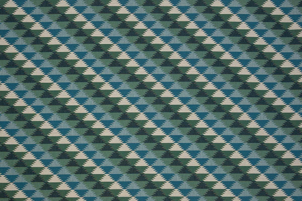 Christopher Farr Busy Lizzie Indoor Woven Aqua Fabric