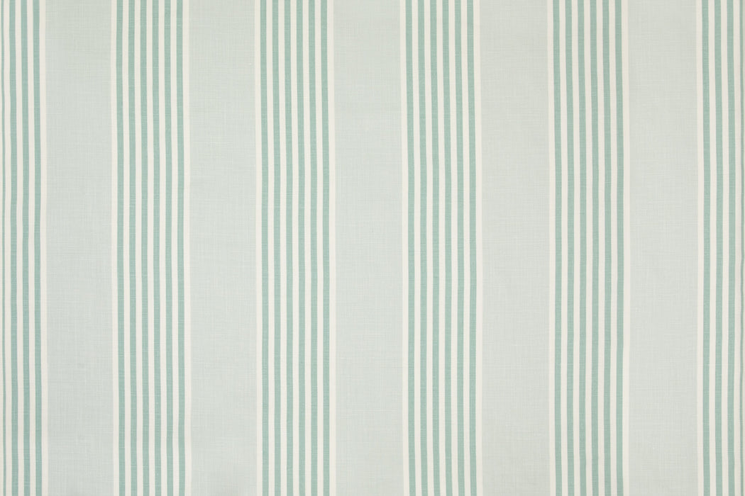 Christopher Farr The Hudson Stripe Indoor Printed Aqua Fabric