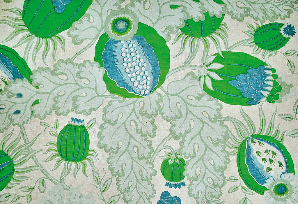 Christopher Farr Carnival Indoor Printed Green Fabric