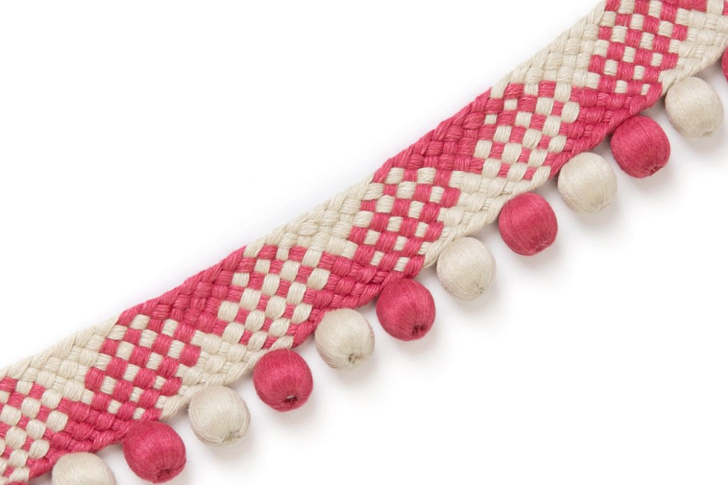 Christopher Farr Festoon Tape Hot Pink Trim