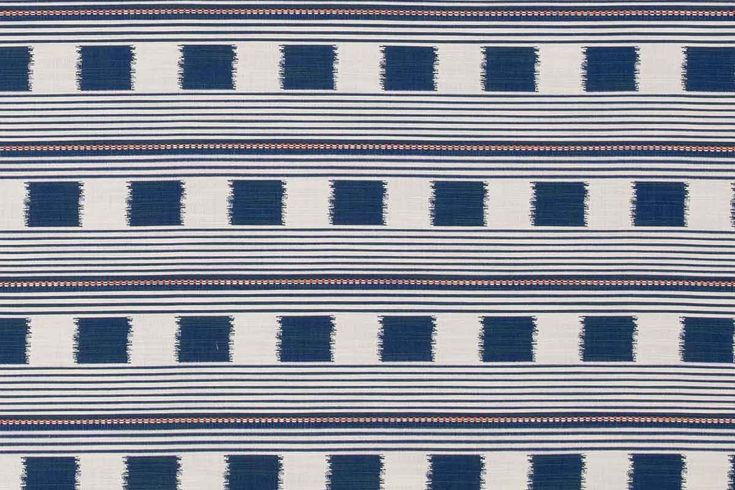 Christopher Farr Lost And Found Outdoor Performance Woven Blue Fabric