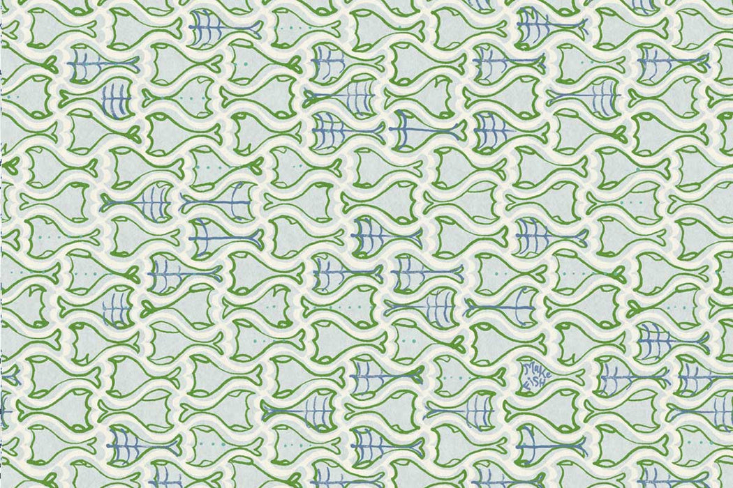 Christopher Farr Make Fish Standard Grass Wallpaper