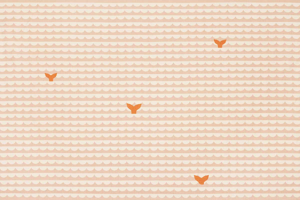 Christopher Farr We Sailed Away Indoor Printed Peach Fabric