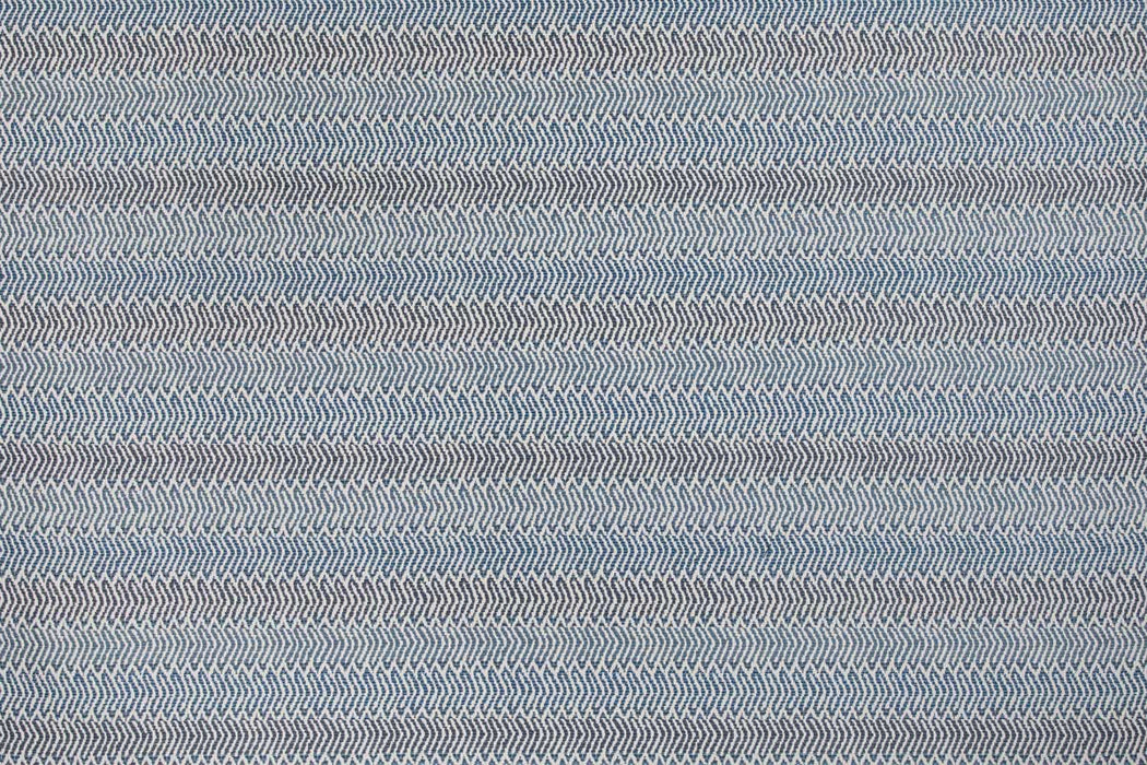 Christopher Farr Himba Outdoor Performance Woven Blue Fabric