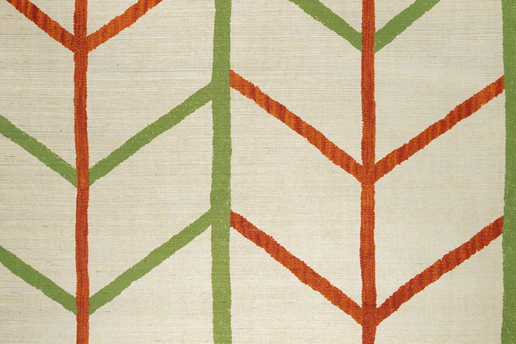 Christopher Farr One Way Raffia Apricot Wallpaper