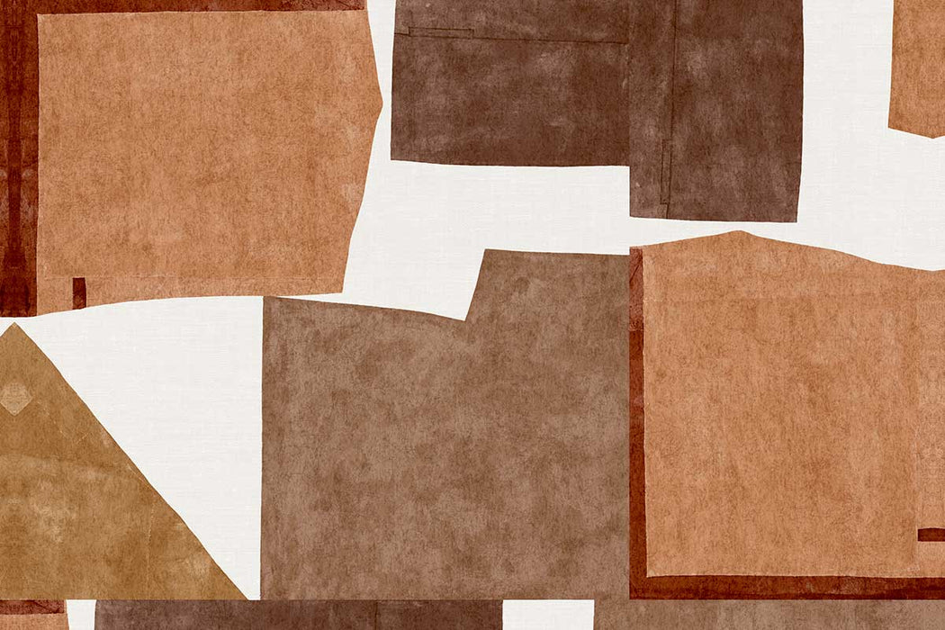 Christopher Farr Sea Collage Vinyl Rust Wallpaper