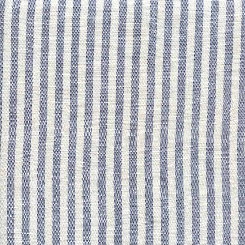 Quadrille Mini Stripe Dark Blue Fabric 008381T