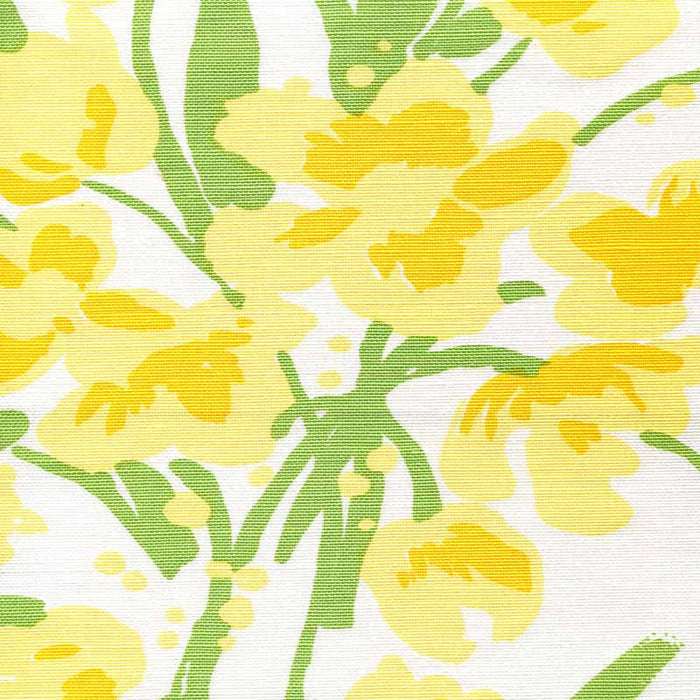 Quadrille Tulips Multicolor Yellows Greens Fabric 020070M-10W