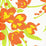 Quadrille Tulips Multicolor Orange Yellow Green Fabric 020072M