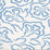 Quadrille Bellflower Small Scale Medium Blue Fabric Sample 020080F-03