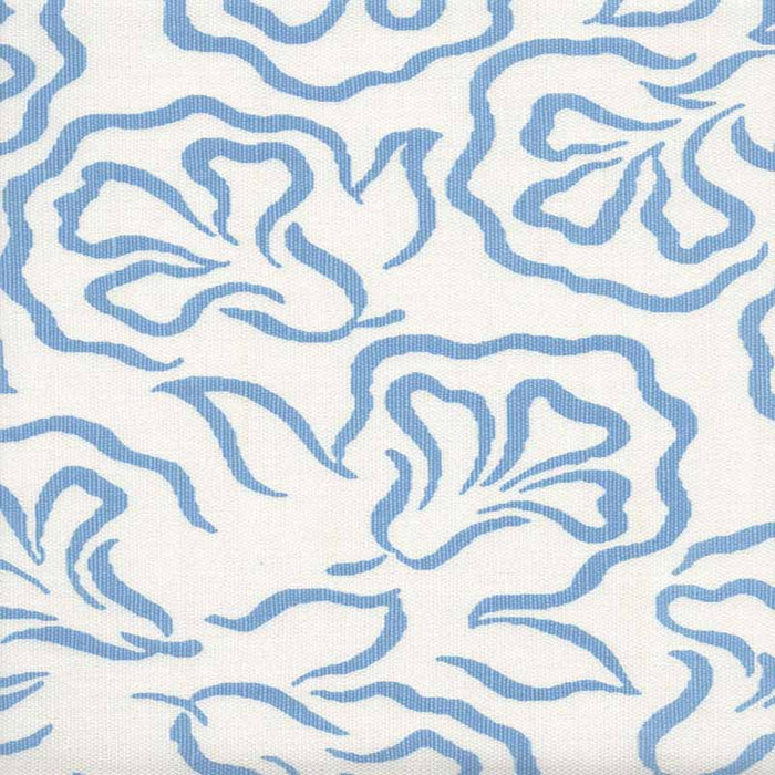 Quadrille Bellflower Small Scale Medium Blue Fabric 020080F-03