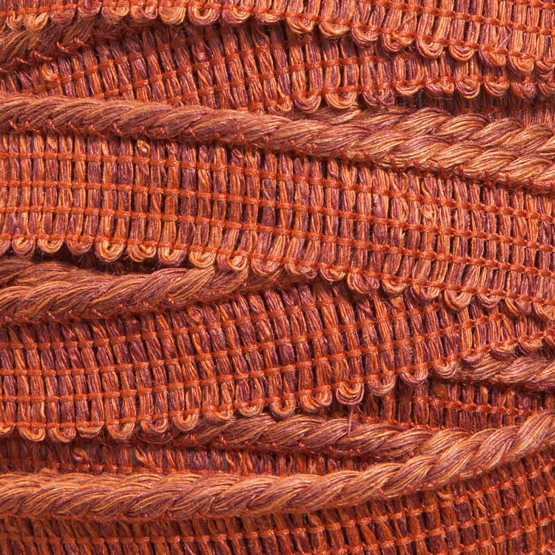 Holly Hunt Great Plains Trim Helix Burnt Orange Trim Sample 050/14