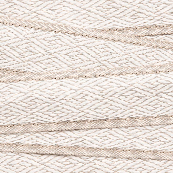 Holly Hunt Great Plains Trim Raffia Diamond Bleached Trim Sample 071/01