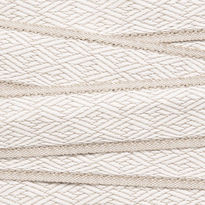 Holly Hunt Great Plains Trim Raffia Diamond Bleached Trim 071/01