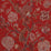 Braquenie Le Grand Corail Imprime A La Planche De Bois Rouge Fabric B7612003