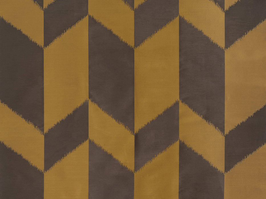 Pierre Frey Namata Gold/Brun Fabric Sample F3245002