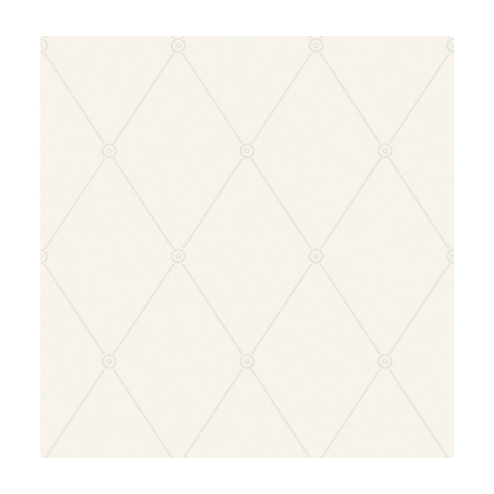 Cole & Son Large Georgian Rope Trellis Ivory Wallpaper Sample 100/13060.CS.0