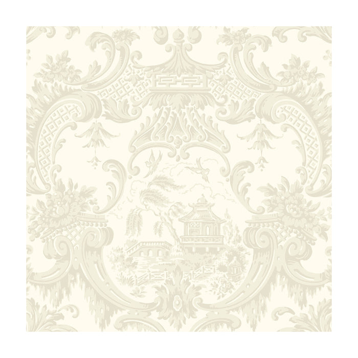 Cole & Son Chippendale China Ivory Wallpaper Sample 100/3010.CS.0