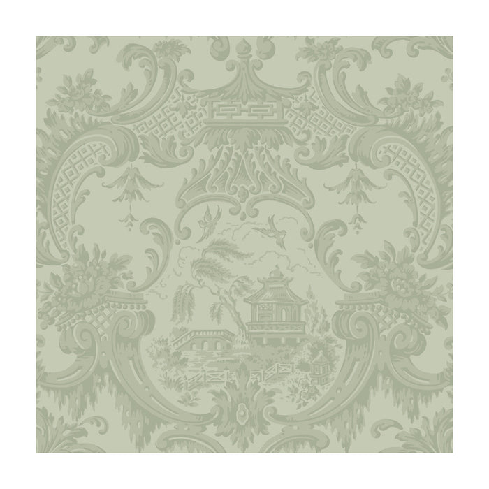 Cole & Son Chippendale China Olive Wallpaper Sample 100/3013.CS.0