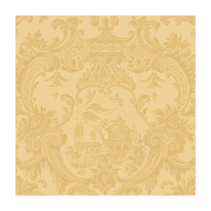 Cole & Son Chippendale China Yellow Wallpaper Sample 100/3014.CS.0