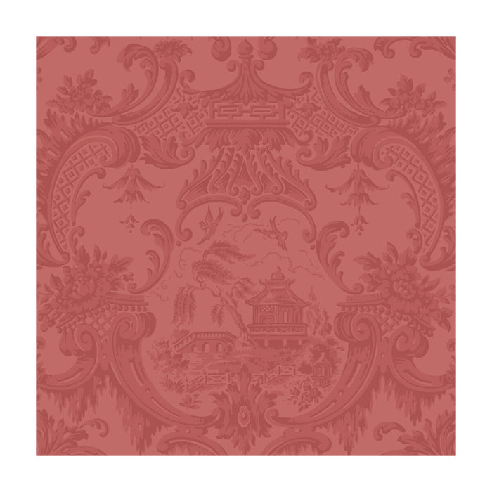 Cole & Son Chippendale China Red Wallpaper Sample 100/3015.CS.0