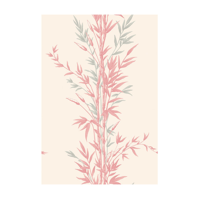 Cole & Son Bamboo Pink Wallpaper Sample 100/5024.CS.0