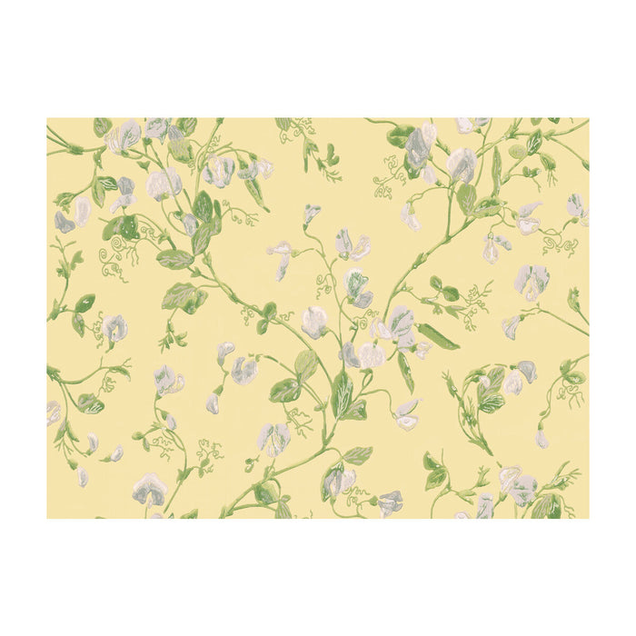 Cole & Son Sweet Pea Yellow Wallpaper Sample 100/6029.CS.0