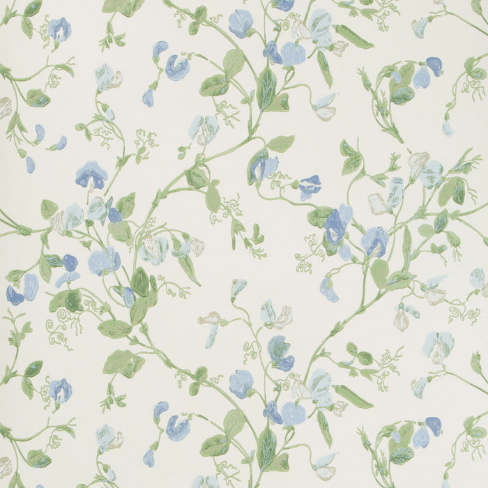 Cole & Son Sweet Pea Blue Wallpaper Sample 100/6031.CS.0