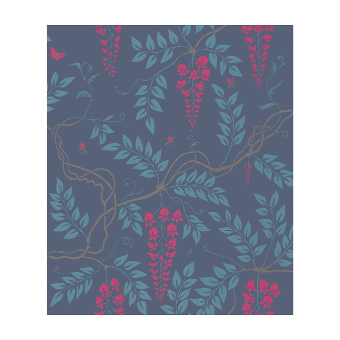 Cole & Son Egerton Indigo Wallpaper Sample 100/9042.CS.0