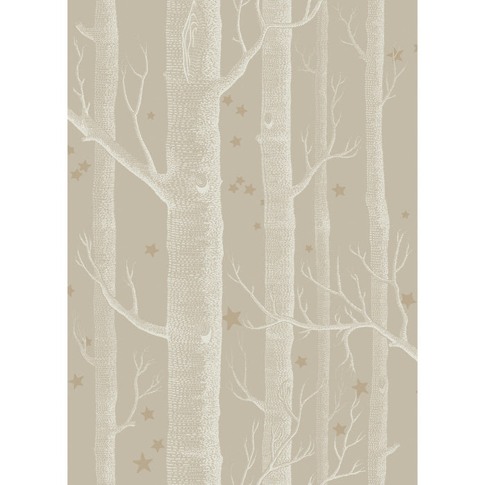 Cole & Son Woods & Stars Linen Wallpaper Sample 103/11047.CS.0