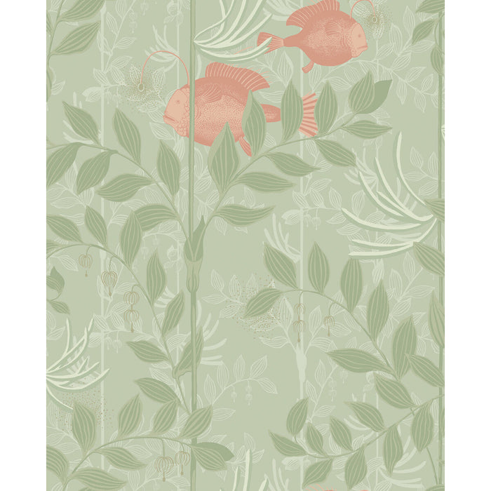 Cole & Son Nautilus Soft Green Wallpaper Sample 103/4020.CS.0