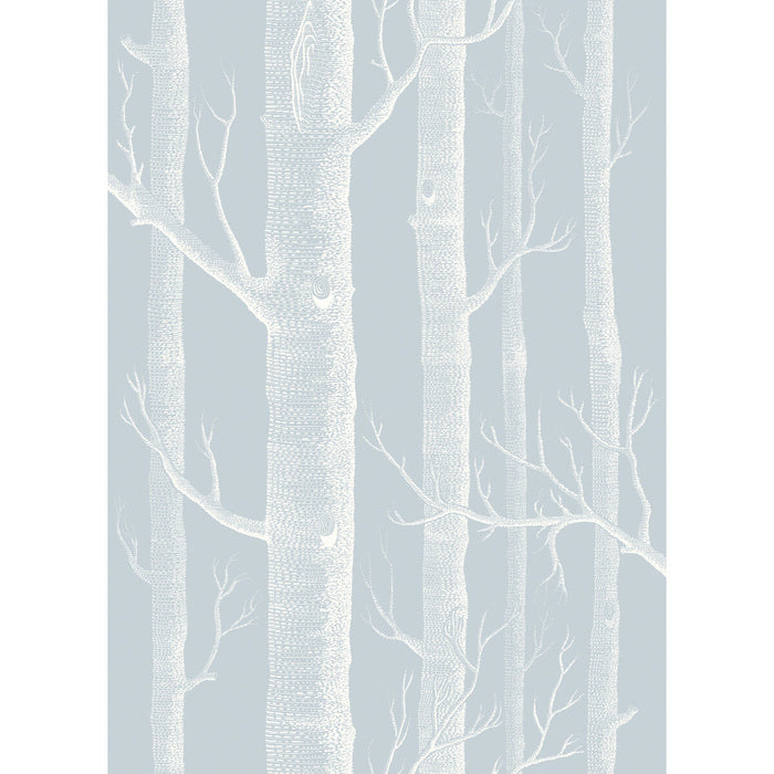 Cole & Son Woods Powder Blue Wallpaper Sample 103/5022.CS.0