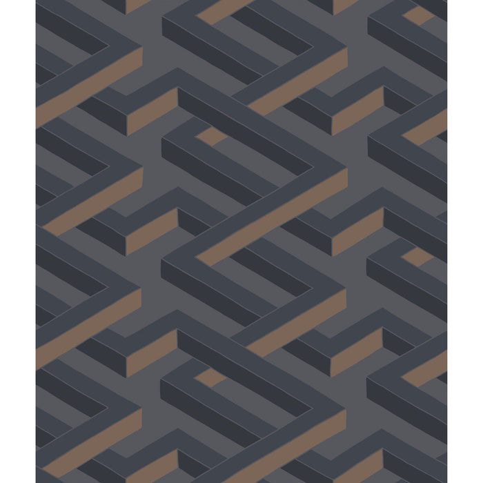 Cole & Son Luxor Charcoal Wallpaper Sample 105/1001.CS.0