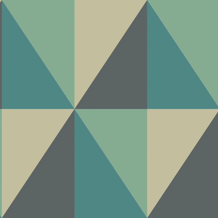 Cole & Son Apex Grand Teal Wallpaper Sample 105/10045.CS.0