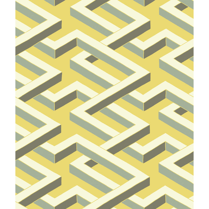 Cole & Son Luxor Green Wallpaper Sample 105/1005.CS.0