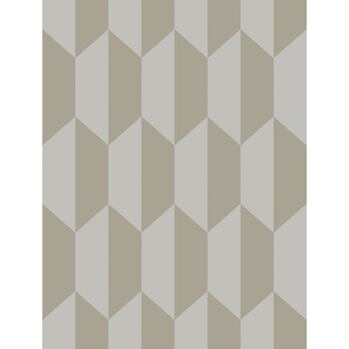 Cole & Son Tile Grey And Silver Wallpaper Sample 105/12053.CS.0