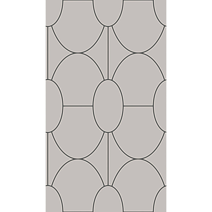 Cole & Son Riviera Grey Wallpaper Sample 105/6027.CS.0