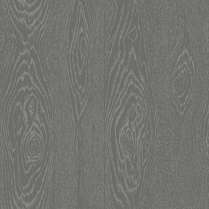 Cole & Son Wood Grain Black And Silver Wallpaper Sample 107/10046.CS.0