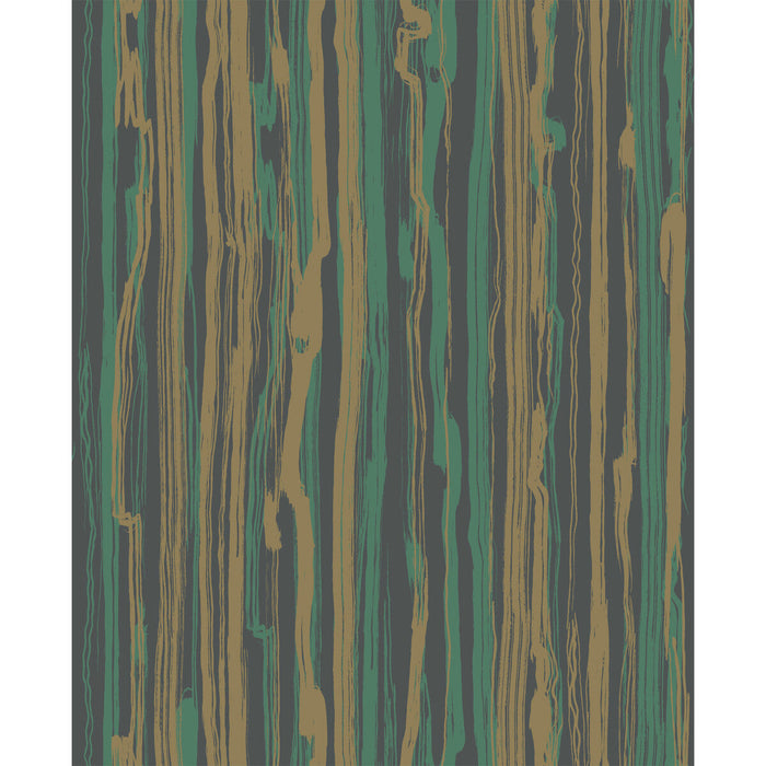 Cole & Son Strand Teal & Gold Wallpaper Sample 107/7036.CS.0