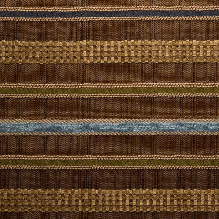 Calvin Kente Cloth Stripe (ls) Cola Nut Fabric Sample 10866