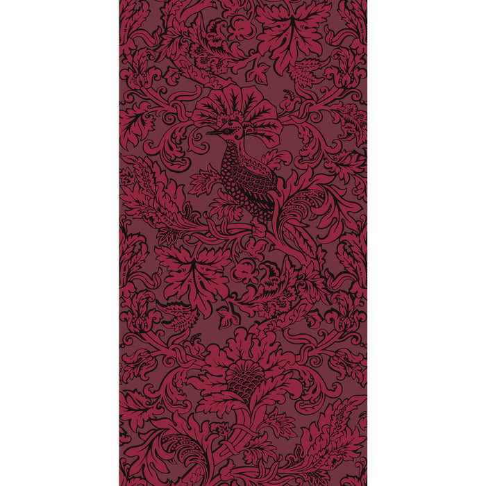 Cole & Son Balabina Velvet Red Wallpaper Sample 108/1004.CS.0