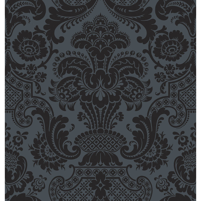 Cole & Son Petrouchka Charcoal Wallpaper Sample 108/3013.CS.0