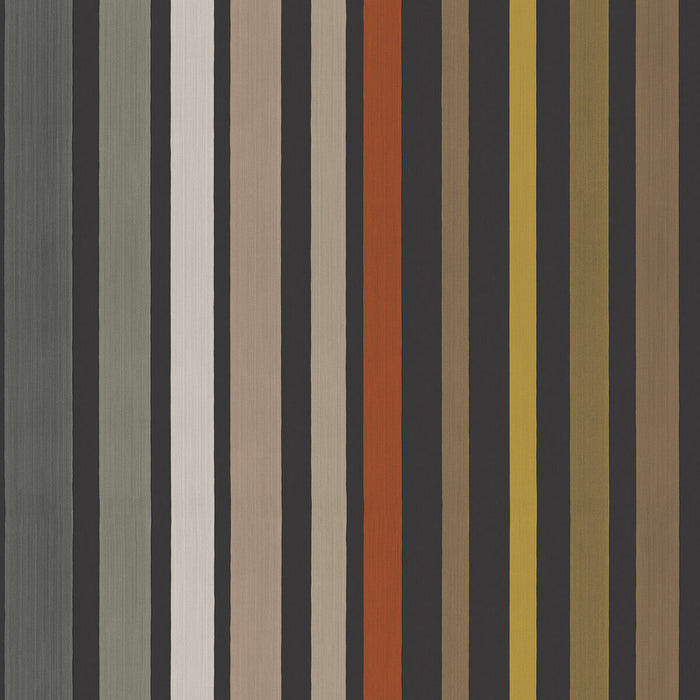 Cole & Son Carousel Stripe Charcoal Wallpaper Sample 108/6031.CS.0