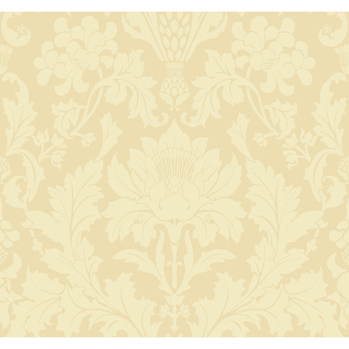 Cole & Son Fonteyn Vintage Yellow Wallpaper Sample 108/7038.CS.0