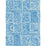 Cole & Son Bellini Blue & White Wallpaper Sample 108/9045.CS.0