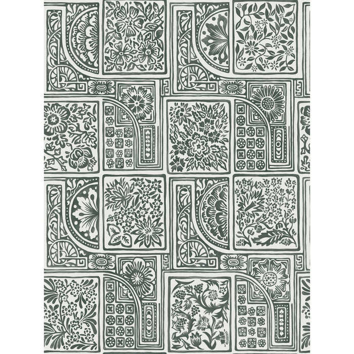 Cole & Son Bellini Black & White Wallpaper Sample 108/9046.CS.0