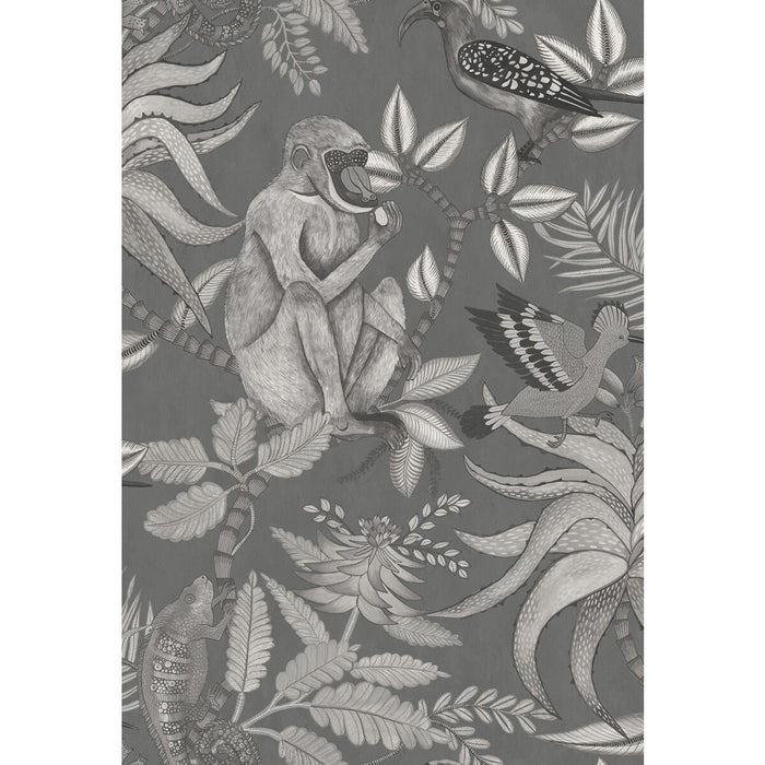 Cole & Son Savuti Charcoal Wallpaper Sample 109/1002.CS.0